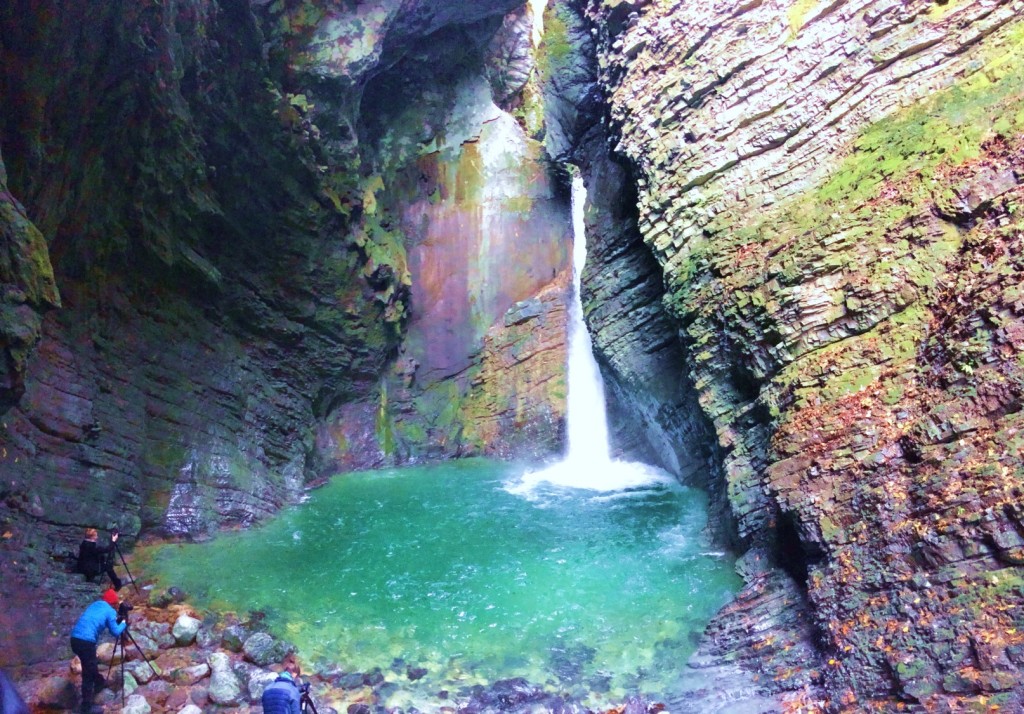 A cachoeira Kozjack: maravilhosa!